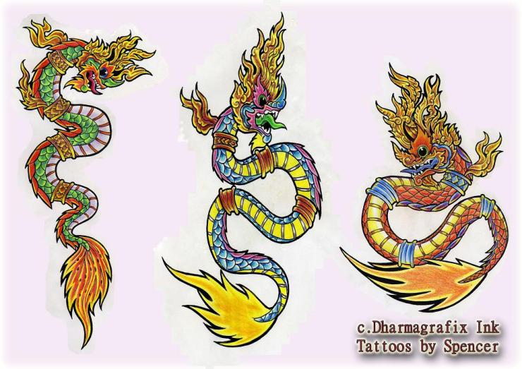 Thai tattoo designs Thai Naga